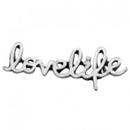 Inspirational words Love_Life Antiek zilver